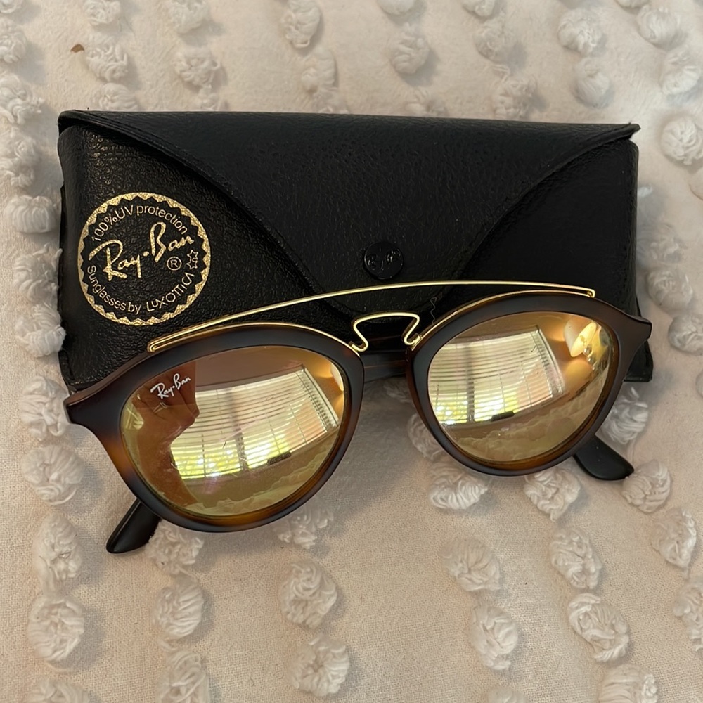 Ray-Ban mirrored sunglasses